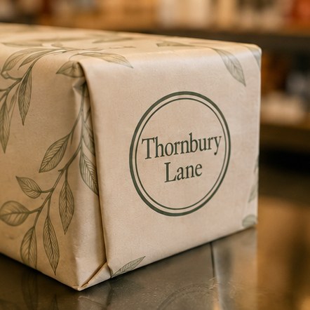 Customized wrapping paper for retail and boutiques